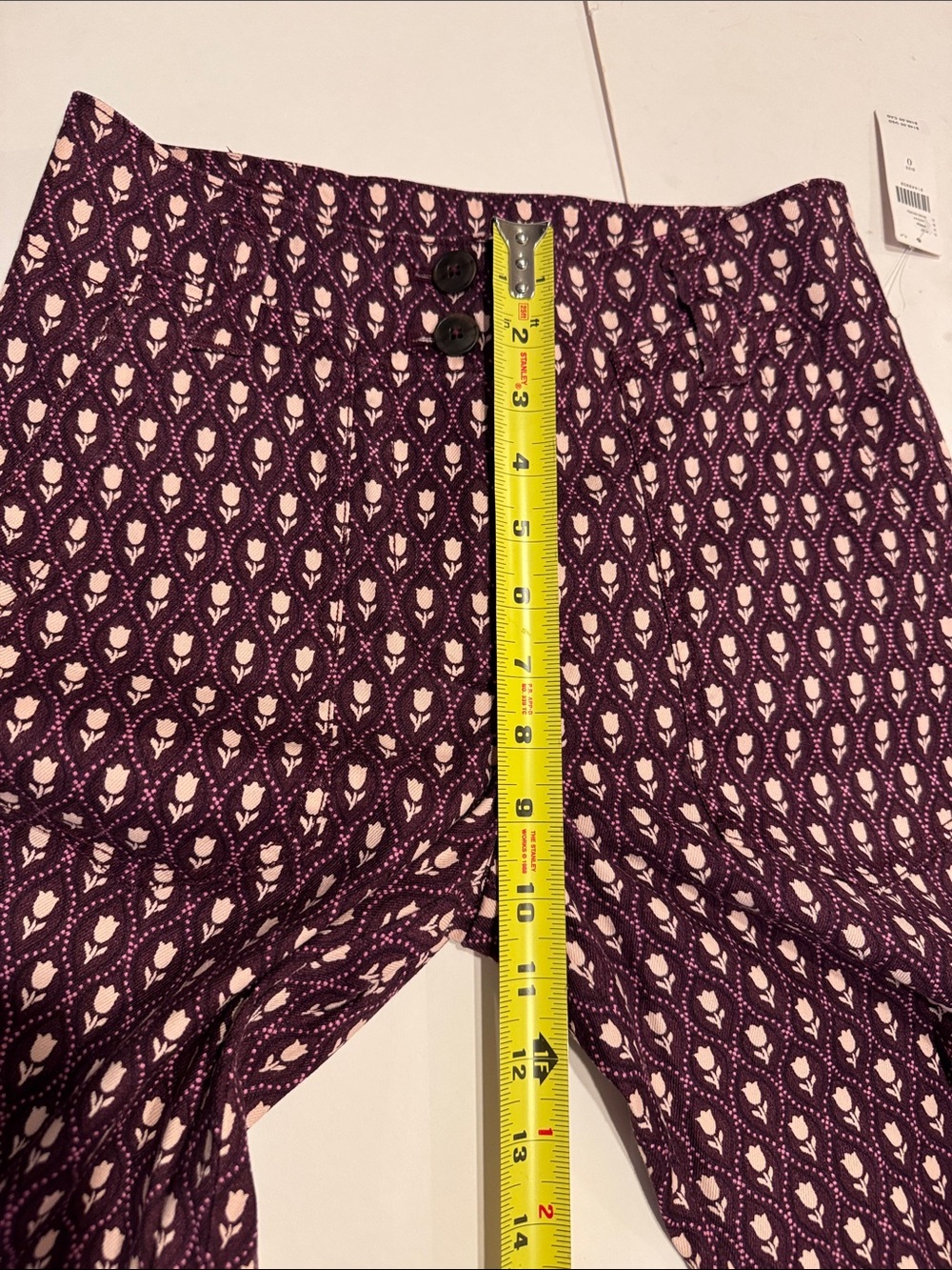 Anthropologie Maeve The Naomi tulip print Wide-Leg Flare Pant - Picture 7 of 9